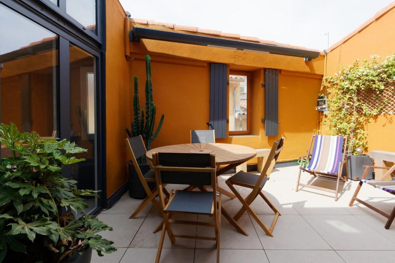 Air-Conditioned Duplex Apartment With Furnished Terrace In The City Center 엑상프로방스 외부 사진